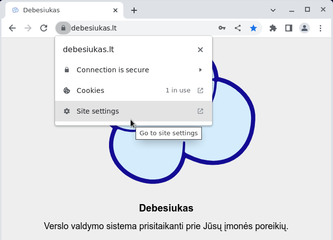 Išvalyti laikinus failus naršyklėse „Chromium“, „Google Chrome“ 1